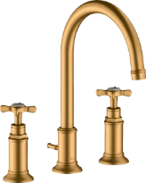 MELANGEUR DE LAVABO 3-TROUS AXOR MONTREUX brushed gold optic