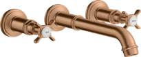 Axor Montreux mitigeur lavabo 3-trous bronze brossé