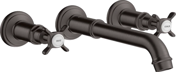 SET DE FINITION AXOR MONTREUX brushed black chrome