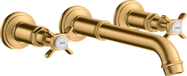 SET DE FINITION AXOR MONTREUX brushed brass