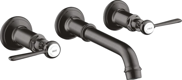 MELANGEUR DE LAVABO 3-TROUS AXOR MONTREUX brushed black chrome