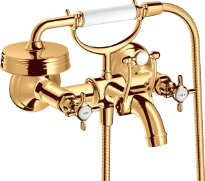 MELANGEUR BAIGNOIRE DUO-COMMANDE AXOR MONTREUX polished gold optic