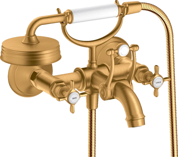 MELANGEUR BAIGNOIRE DUO-COMMANDE AXOR MONTREUX brushed gold optic