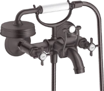MELANGEUR BAIGNOIRE DUO-COMMANDE AXOR MONTREUX brushed black chrome