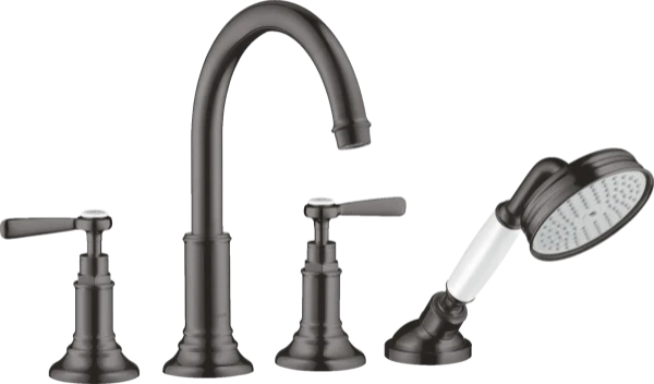 Hansgrohe Axor Montreux mélangeur bain pose libre sans corps d'encastrement - brushed black chrome