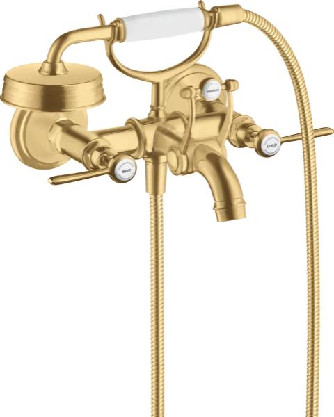 Hansgrohe Axor Montreux mélangeur bain - brushed gold optic