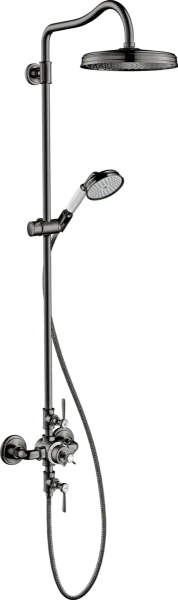 COLONNE DE DOUCHE AXOR MONTREUX polished black chrome