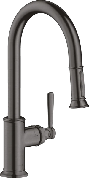 KEUKENMENGKRAAN AXOR MONTREUX brushed black chrome