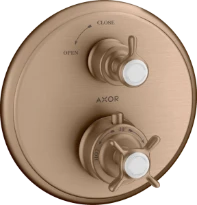 THERMOSTAT A ENCASTRER AXOR MONTREUX brushed red gold
