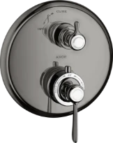 THERMOSTAT A ENCASTRER AXOR MONTREUX polished black chrome