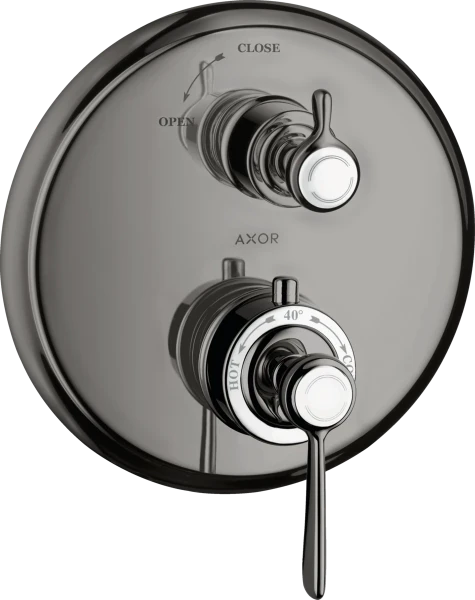 THERMOSTAT A ENCASTRER AXOR MONTREUX polished black chrome
