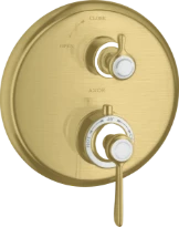 THERMOSTAT A ENCASTRER AXOR MONTREUX brushed brass