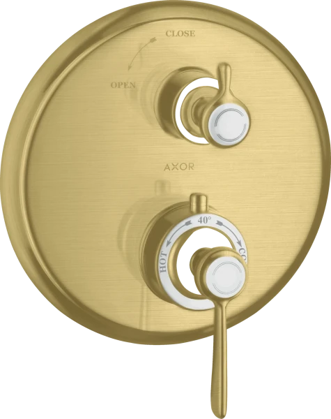 THERMOSTAT A ENCASTRER AXOR MONTREUX brushed brass