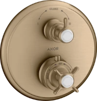 Axor Citterio robinet thermostatique encastré bronze brossé