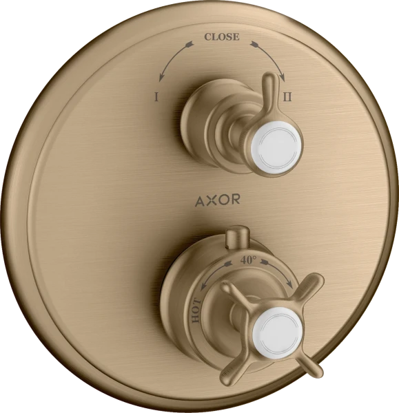 Axor Citterio robinet thermostatique encastré bronze brossé