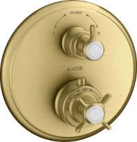 THERMOSTAT A ENCASTRER AXOR MONTREUX brushed gold optic