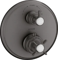 THERMOSTAT A ENCASTRER AXOR MONTREUX brushed black chrome