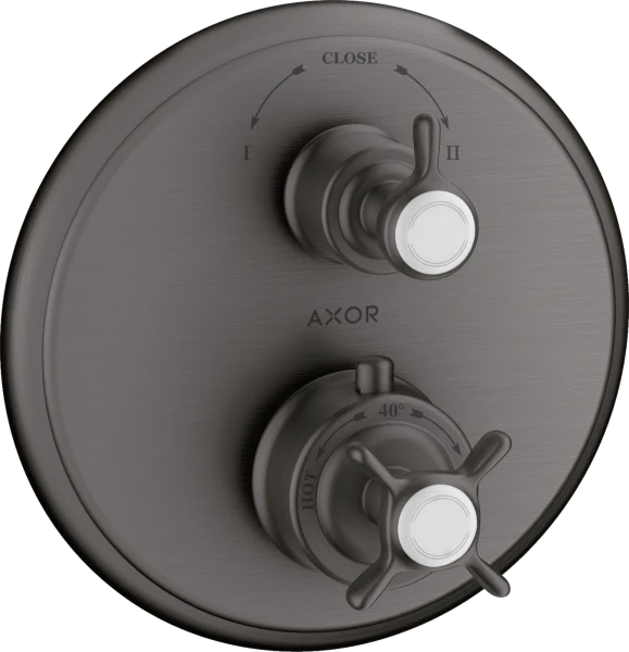 THERMOSTAT A ENCASTRER AXOR MONTREUX brushed black chrome