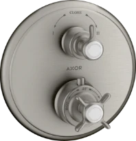 THERMOSTAT A ENCASTRER AXOR MONTREUX stainless steel optik