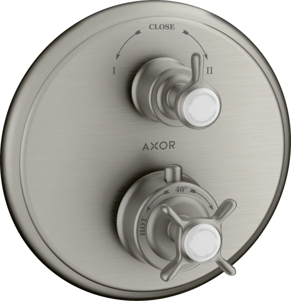 THERMOSTAT A ENCASTRER AXOR MONTREUX stainless steel optik