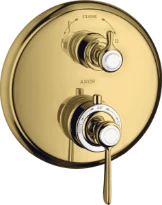 THERMOSTAT A ENCASTRER AXOR MONTREUX polished gold optic