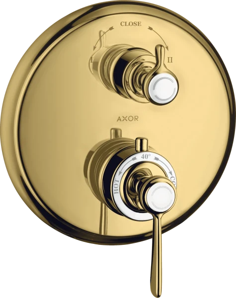 THERMOSTAT A ENCASTRER AXOR MONTREUX polished gold optic