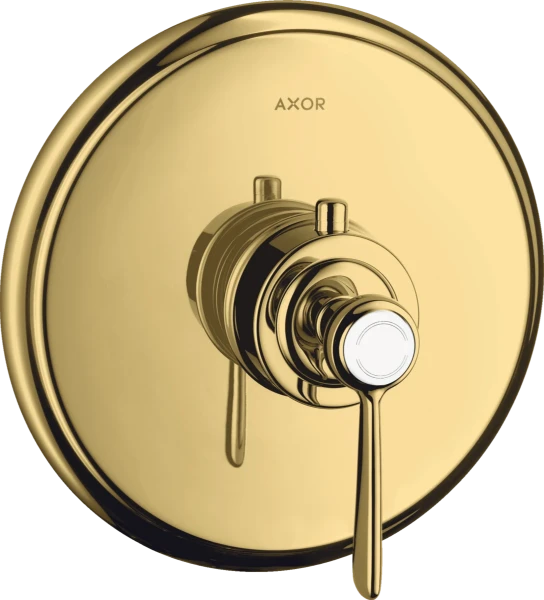Axor Citterio robinet thermostatique encastré or optique poli
