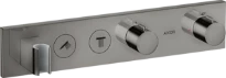 SET DE FINITION AXOR SHOWERCONTROL polished black chrome