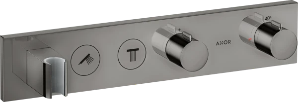 SET DE FINITION AXOR SHOWERCONTROL polished black chrome