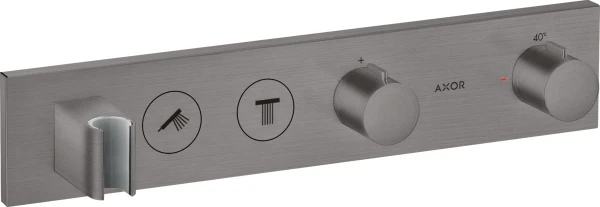 Axor Showercontrol afwerkset - brushed black chrome
