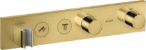 SET DE FINITION AXOR SHOWERCONTROL polished gold optic