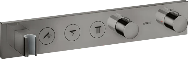 SET DE FINITION AXOR SHOWERCONTROL polished black chrome