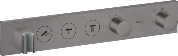 SET DE FINITION AXOR SHOWERCONTROL brushed black chrome