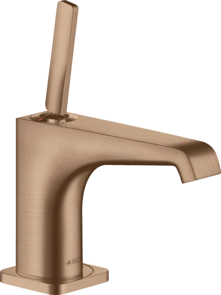 Axor Citterio E robinet eau froide 90 - bec 135 mm - Brushed Red Gold - avec poignée joystick