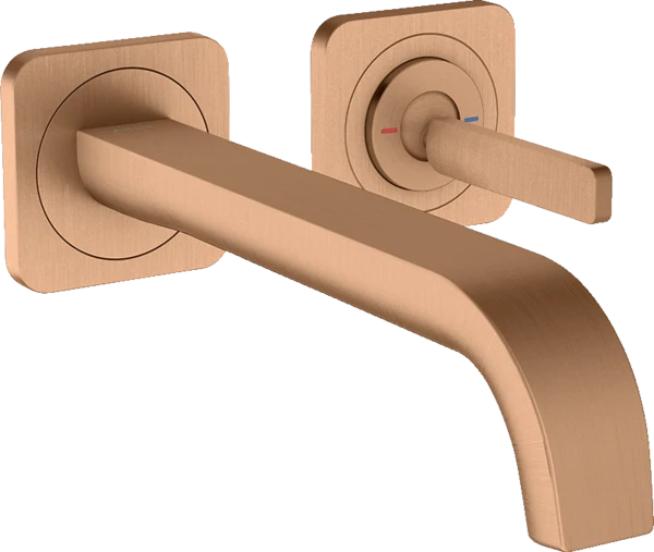 MELANGEUR DE LAVABO AXOR CITTERIO E brushed bronze