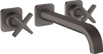 MELANGEUR DE LAVABO 3-TROUS AXOR CITTERIO E brushed black chrome
