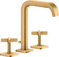 MELANGEUR DE LAVABO 3-TROUS AXOR CITTERIO E brushed brass