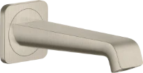 ECOULEMENT BAIGNOIRE AXOR CITTERIO E brushed nickel