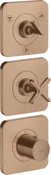 SET DE FINITION AXOR CITTERIO E brushed red gold