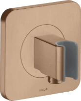 Axor Citterio E support douchette or rouge brossé
