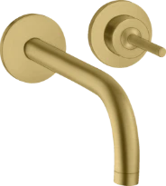 MELANGEUR DE LAVABO A ENCASTRER AXOR UNO 2 brushed gold optic