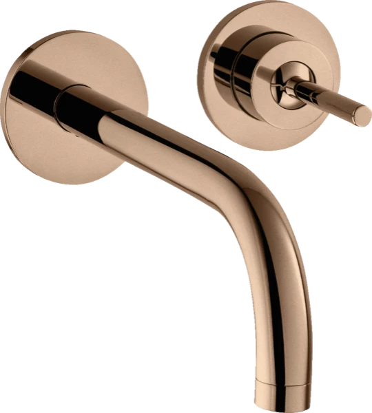 MELANGEUR DE LAVABO A ENCASTRER AXOR UNO 2 polished red gold