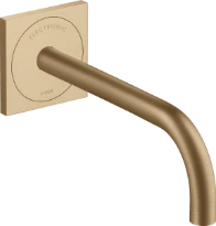SET DE FINITION AXOR UNO 2 brushed bronze