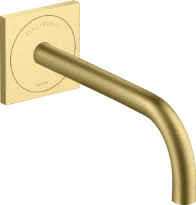 SET DE FINITION AXOR UNO 2 brushed brass