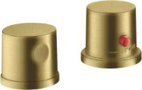 SET DE FINITION AXOR UNO 2 brushed brass