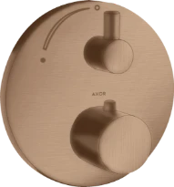 THERMOSTAT A ENCASTRER AXOR UNO 2 brushed red gold