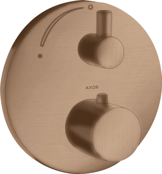 THERMOSTAT A ENCASTRER AXOR UNO 2 brushed red gold