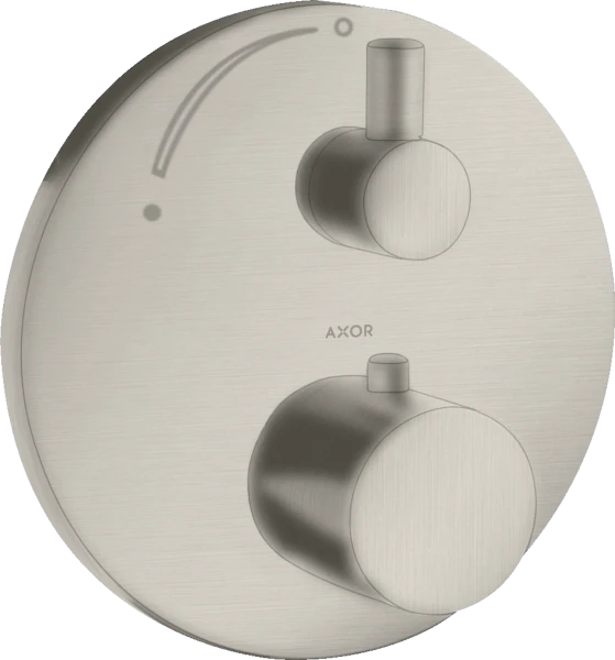 THERMOSTAT A ENCASTRER AXOR UNO 2 stainless steel optik