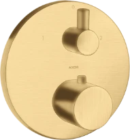 THERMOSTAT A ENCASTRER AXOR UNO 2 brushed gold optic