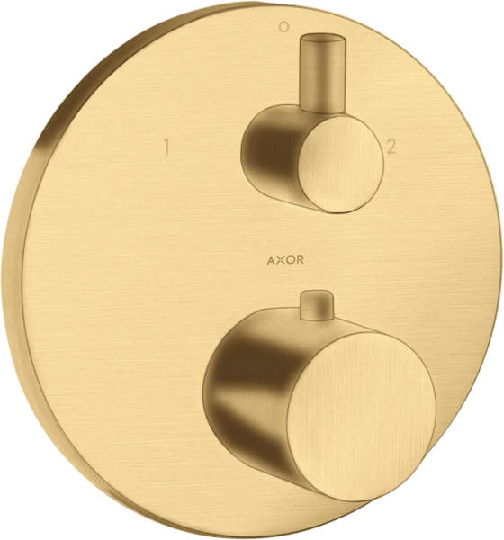 THERMOSTAT A ENCASTRER AXOR UNO 2 brushed gold optic